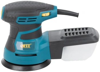 Шлифмашина эксцентриковая 350 Вт; 3000-13000 об/мин; 125 мм; 1,5 кг; липучка; пластик. контейнер; ко