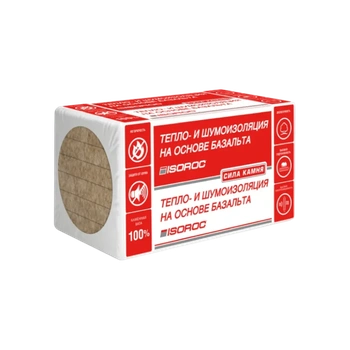 Утеплитель ISOROC Изорок ПП-80 (80кг/м3) 1000х600, 50 мм 6пл/3,6м2 0,18м3