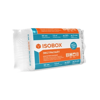 Утеплитель Изобокс Экстралайт (33 кг/м3) 800х600, 100мм 8пл/3,84м2 0,384м3