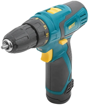 Дрель-Шуруповерт акк. 12 В; 0-350/1100 об/мин; 20 Нм; 2 (Li-Ion) 1,3 Ач; 1 ч.; рез. накл.; кейс