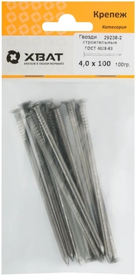 4х100 (5кг) Гвозди ЗСМК ГОСТ 4028