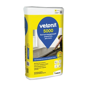 Ровнитель пола Ветонит Vetonit 5000, 25 кг