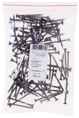 3,5х45 Саморез по г/к КРУП. рез., фосф.