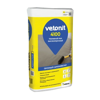 Высокопрочный наливной пол Ветонит Vetonit 4100, 20 кг