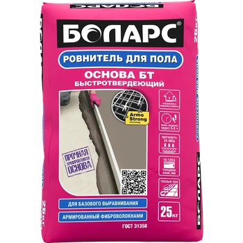 БОЛАРС Ровнитель для пола ОСНОВА БТ, 25 кг