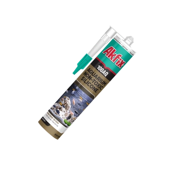 AKFIX 100AQ аквариумный силиконовый герметик 280 мл, чёрный