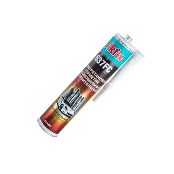 Akfix 637FC ПУ герметик быстросохнущий, 310 мл, белый