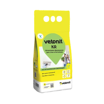 Шпатлёвка финишная Ветонит КР Vetonit KR, 5 кг