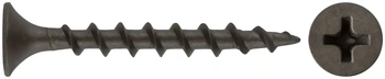 Саморезы черные по гипроку к дереву 3,5 х 32 (фасовка 25шт)