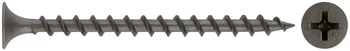 Саморезы черные по гипроку к дереву 3,5 х 51 (фасовка 17 шт.)