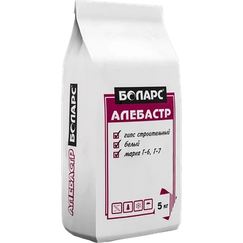 БОЛАРС АЛЕБАСТР белый 5 кг*4 шт