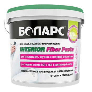 БОЛАРС Готовая шпатлевка INTERIOR PASTA 8 кг