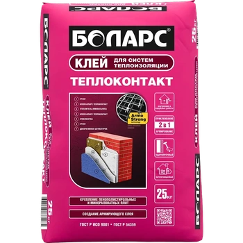 БОЛАРС ТЕПЛОКОНТАКТ для теплоизоляции 25 кг