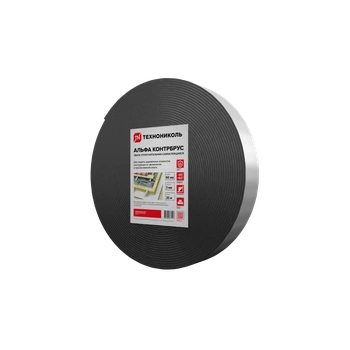 Лента уплотнительная самоклеящаяся ТехноНИКОЛЬ АЛЬФА КОНТРБРУС 60 мм, 30 м.